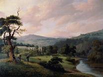 Bolton Abbey from the River Wharfe-J. M. W. Turner-Giclee Print