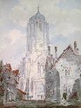Christ Church, Oxford, 1795-J. M. W. Turner-Framed Giclee Print