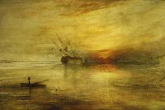 The Old Temeraire Tugged to Her Last Berth-J. M. W. Turner-Giclee Print