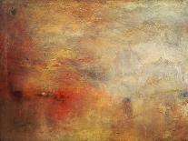 Sundown over a Lake, 1840-J^ M^ W^ Turner-Framed Giclee Print