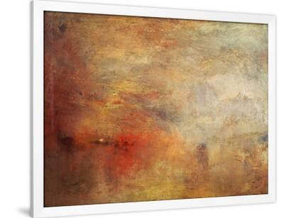 Sundown over a Lake, 1840 Giclee Print - J M W Turner | Art.com