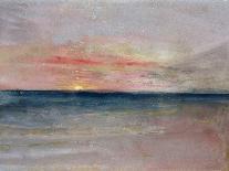 Sundown over a Lake, 1840-J^ M^ W^ Turner-Giclee Print