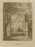 Garden Gate at Strawberry Hill-J. Morris-Framed Giclee Print
