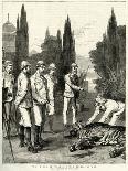 Visit of Military Officials to the Works of the Channel Tunnel, 1884-J Nash-Mounted Giclee Print