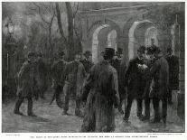 Visit of Military Officials to the Works of the Channel Tunnel, 1884-J Nash-Framed Giclee Print