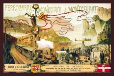 Ferrocaril de Monistrol a Montserrat-J. Ottmann-Framed Art Print