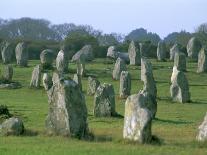 Alignments of Megalithic Standing Stones, Carnac, Morbihan, Brittany, France, Europe-J P De Manne-Photographic Print