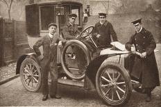 First taxi-cab in Liverpool, Merseyside, 1906-JP Wood-Premier Image Canvas
