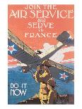 Join The Air Service And Serve In France-J^ Paul Verrees-Framed Premium Giclee Print