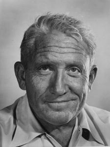 Actor Spencer Tracy During Time of Filming "Bad Day at Black Rock" by J^ R^ Eyerman