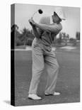 Golfer Ben Hogan, Dropping His Club at Top of Backswing-J. R. Eyerman-Premium Photographic Print