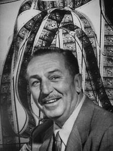 Portrait of Walt Disney, of Walt Disney Studios by J^ R^ Eyerman