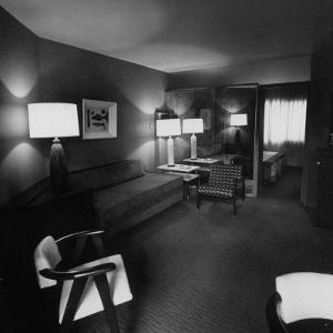 Room Where Actress Lana Turner's Daughter Stabbed Gangster Johnny Stompanato to Death by J^ R^ Eyerman