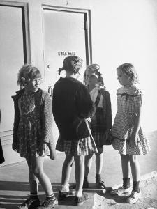 School Children Go to Classes in New Buildings Equipped with Modern Educational Facilities by J^ R^ Eyerman