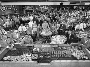 What a Big Casino Needs to Run for a Single Night is Shown by Desert Inn Employees by J^ R^ Eyerman