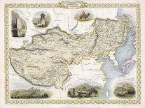 Map of Tibet Mongolia and Manchuria-J. Rapkin-Framed Premier Image Canvas