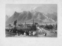 A Turkish Burial Ground at Sidon, Lebanon, 1841-J Redaway-Framed Giclee Print