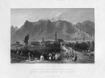 A Turkish Burial Ground at Sidon, Lebanon, 1841-J Redaway-Framed Giclee Print