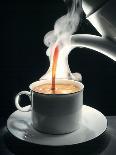 Coffee Being Poured into a Cup-J?rgen Klemme-Premium Photographic Print