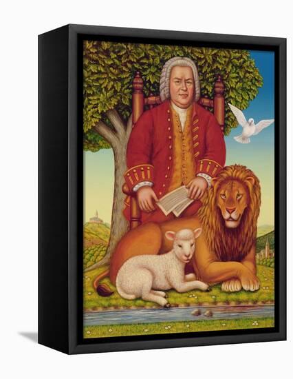 J.S. Bach's (1685-1750) Peaceable Kingdom, 2000-Frances Broomfield-Framed Premier Image Canvas