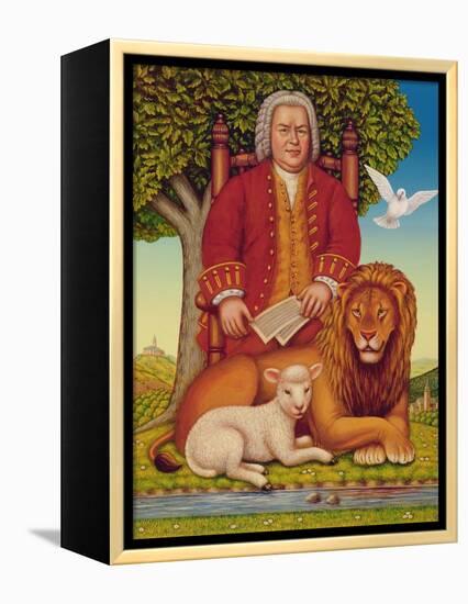 J.S. Bach's (1685-1750) Peaceable Kingdom, 2000-Frances Broomfield-Framed Premier Image Canvas