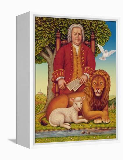 J.S. Bach's (1685-1750) Peaceable Kingdom, 2000-Frances Broomfield-Framed Premier Image Canvas