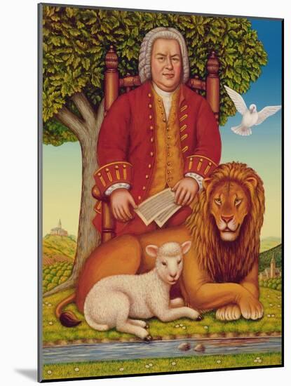 J.S. Bach's (1685-1750) Peaceable Kingdom, 2000-Frances Broomfield-Mounted Giclee Print