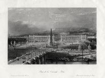 Place De La Concorde, Paris, France, 1875-J Saddler-Giclee Print