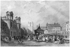 Market Place, Morpeth-J Sands-Giclee Print