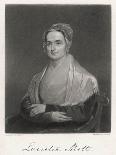 Lucretia Mott American Reformer Wife of a Quaker Minister Slavery Abolitionist-J. Sartain-Art Print