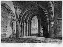 Doorway to the Temple Church, London, 1815-J Shury-Giclee Print
