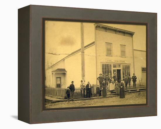 J. Sill Cash Store, Florence, Wa-null-Framed Premier Image Canvas