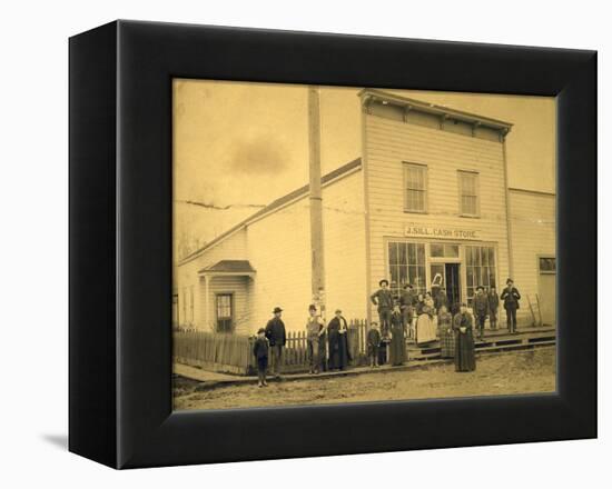 J. Sill Cash Store, Florence, Wa-null-Framed Premier Image Canvas