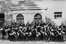 The Officers of the 1st Royal Dragoons, Island Bridge Barracks, Dublin, Ireland, 1896-J & Son Robinson-Framed Giclee Print