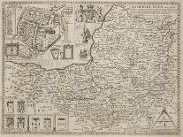 An Eighteenth-century Map Of Somersetshire-J. Speed-Premier Image Canvas