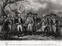 The British Surrendering their Arms to General Washington, 1781-J. Stephenson-Mounted Giclee Print
