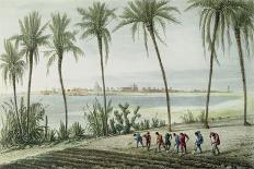General View of Cadiz, Engraved by John Pye (1782-1874)-J. Taylor-Framed Giclee Print