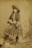 Female Wild West Sharpshooter With Rifle, 1889-J. Ulrich-Framed Art Print