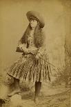 Female Wild West Sharpshooter With Rifle, 1889-J. Ulrich-Art Print