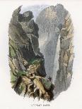 Alps: The Gemmi Pass in the Swiss Alps-J.w. Whimper-Art Print