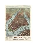 Map of Manhattan, 1879-J^W^ Williams-Mounted Art Print