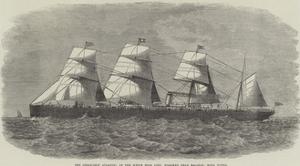 The Steam-Ship Atlantic, of the White Star Line, Wrecked Near Halifax, Nova Scotia by J. Wells