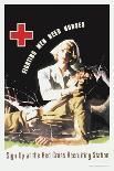 Fighting Men Need Nurses: Sign Up at the Red Cross Recruiting Station-J. Whitcomb-Art Print