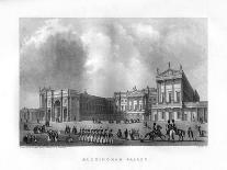 West India Dock, London, 19th Century-J Woods-Framed Giclee Print