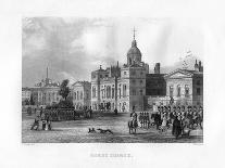 Custom House, London, 19th Century-J Woods-Framed Giclee Print