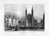 West India Dock, London, 19th Century-J Woods-Framed Giclee Print