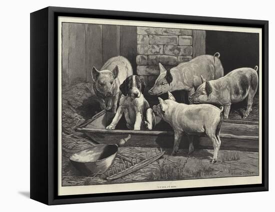 J'Y Suis, J'Y Reste-Fannie Moody-Framed Premier Image Canvas