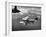 J2F Utility Plane Flying over Pacific Ocean-Peter Stackpole-Framed Photographic Print