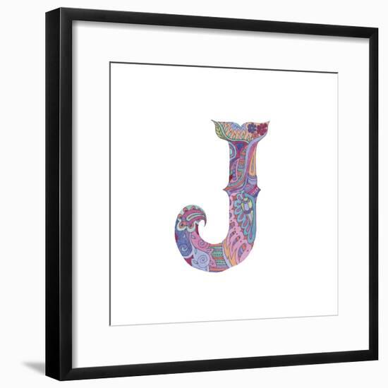 J-Green Girl-Framed Giclee Print