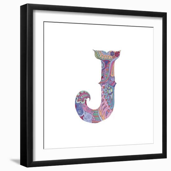 J-Green Girl-Framed Giclee Print